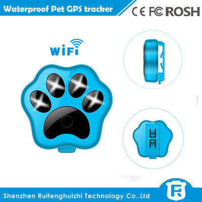 Perseguidor barato impermeável pequeno anti-perdido dos gps do animal de estimação do wifi RF-V30 esperto