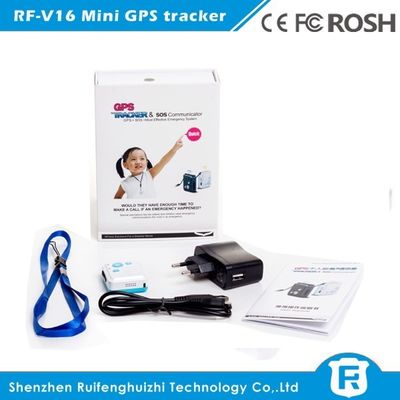 mini sistema de rastreio pessoal inteligente dos gps com o perseguidor grande dos gps do comunicador do botão SOS