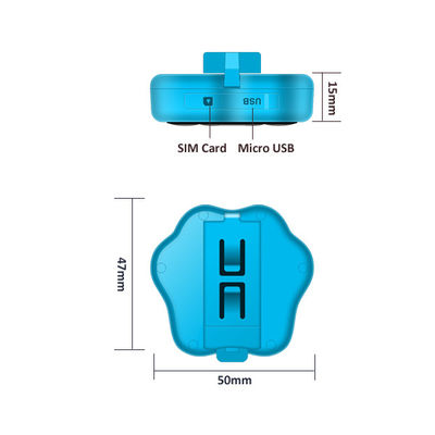 Mini animal de estimação impermeável pequeno do perseguidor do gato dos gps com coleiras de cão diy rf-v30