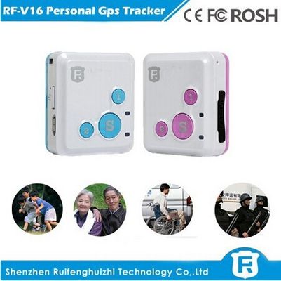 Perseguidor pessoal dos gps/mini localizador da criança dos gps com as crianças RF-V16 dos gps da colar