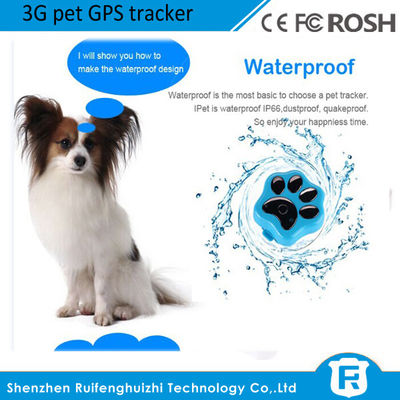 O perseguidor dos gps G/M do animal de estimação de Reachfar RF-V40 3g para mini ronco do cão waterproof em qualquer lugar o perseguidor dos gps