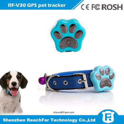 Número do imei do produto o mais novo que segue o perseguidor impermeável em linha dos gps do animal de estimação com lgihts espertos do diodo emissor de luz