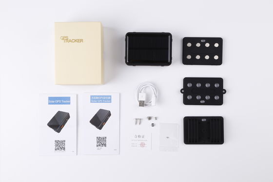 4G solar GPS tracker with 9000ma battery