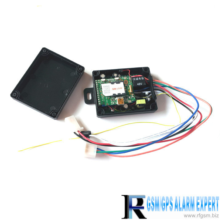 Alarme da motocicleta do cartão de SIM, localizador e alarme elétricos, faixa do quadrilátero (RF-V12)