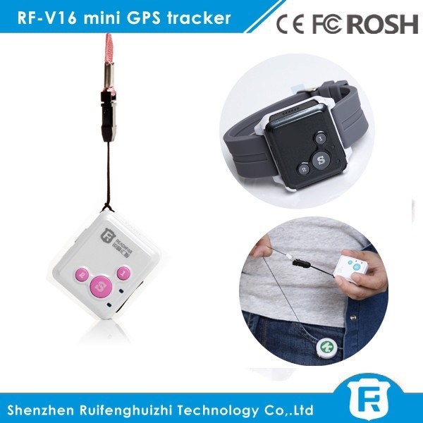 mini sistema de rastreio pessoal inteligente dos gps com o perseguidor grande dos gps do comunicador do botão SOS