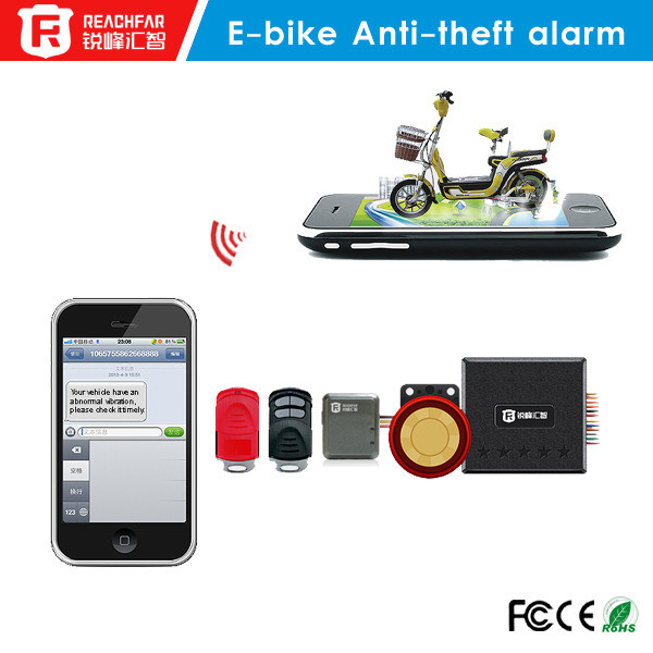 Fácil instale a bicicleta elétrica do mini alarme elétrico do perseguidor dos gps da bicicleta com APP/website livre t