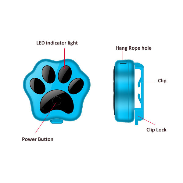 Perseguidor anti-perdido dos gps do animal de estimação do wifi impermeável barato mini de Reachfar rf-v30 2016 dentro do cartão do sim