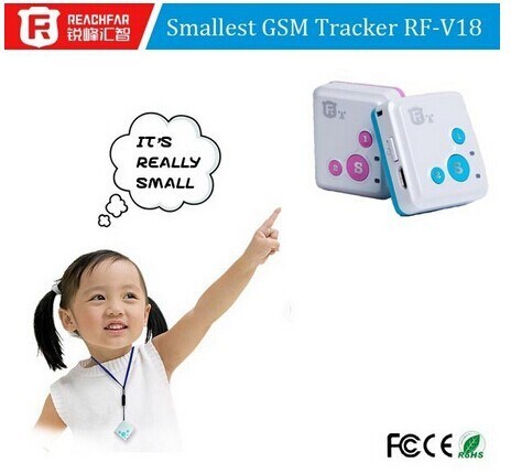 Perseguidor pessoal da G/M do tempo real de Reachfar rf-v18 mini para o botão das pessoas idosas/crianças SOS