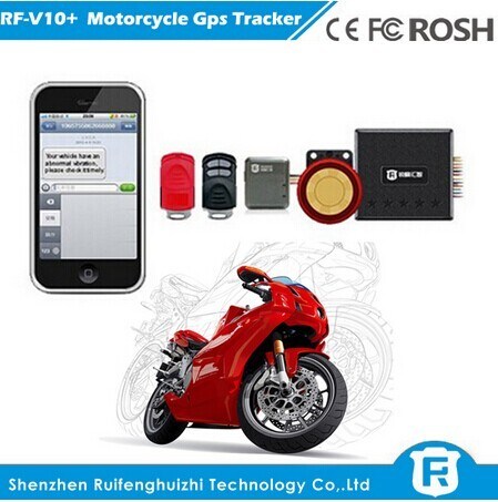 Dispositivo do perseguidor dos gps do telefone móvel anti para a bicicleta rf-v10+ do motocross da motocicleta